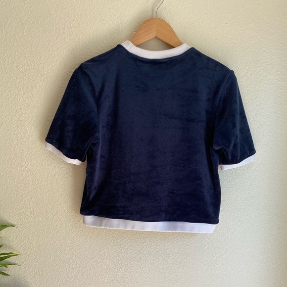 Size L FILA Velour Crop Top - Picture 5 of 6